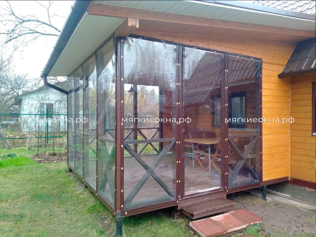 Мягкие окна для веранд из ПВХ